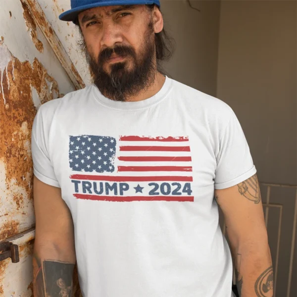 Tshirt Trump 2024 Flag