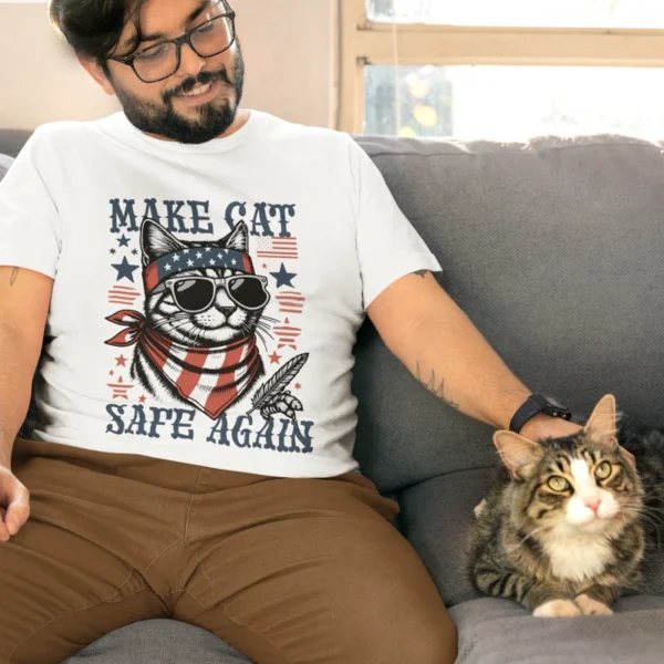 TShirt  Make Cats safe again - Image 2