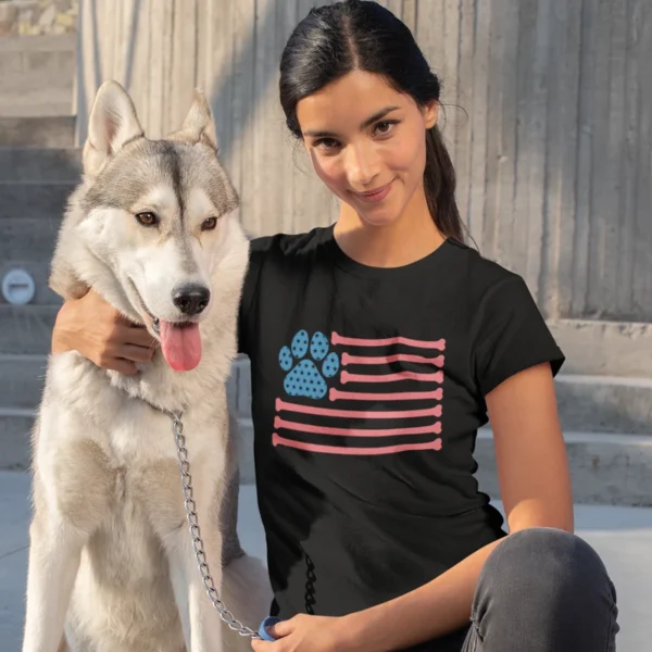 TShirt Pets and American Flag - Image 3