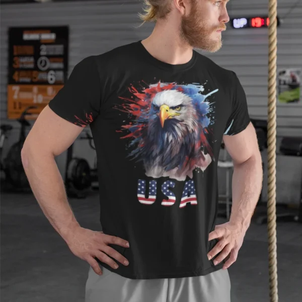 Tshirt  Proudly American - Image 2