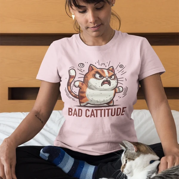 TShirt bad Cattitude - Image 2