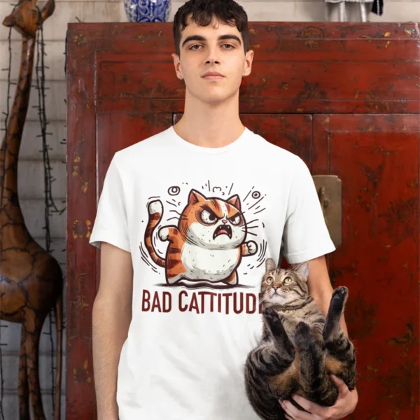 TShirt bad Cattitude - Image 5