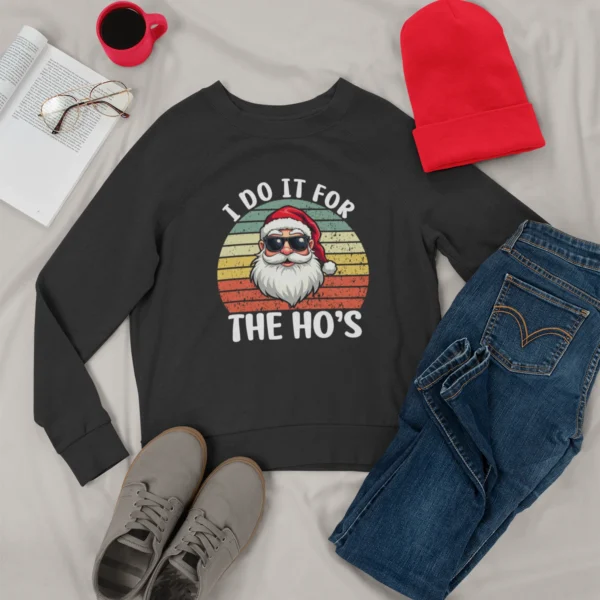 Cool Santa Retro Sweatshirt