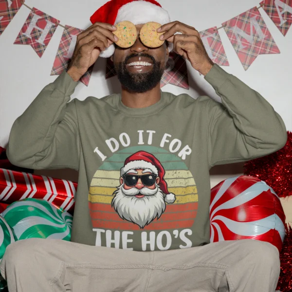 Cool Santa Retro Sweatshirt