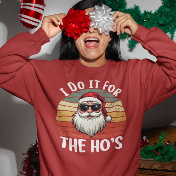 Cool Santa Retro Sweatshirt