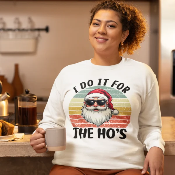 Cool Santa Retro Sweatshirt