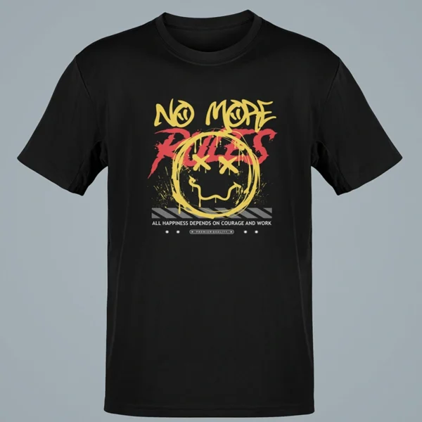 Tshirt No More  Rules - Image 3